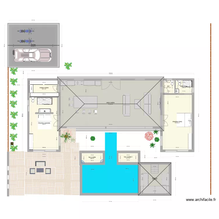 koh phanga house. Plan de 