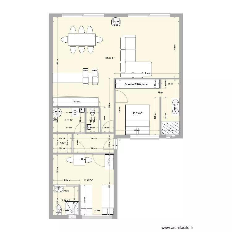 Projet maison La Panne 2. Plan de 