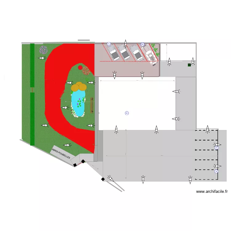 plan et parking 26 juin 2020. Plan de 