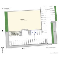 plan de masse Nanteuil les Meaux chapiteau provisoire