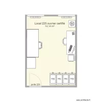 Local 225 2e &eacute;tage pdc