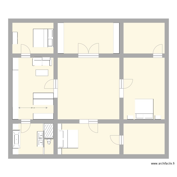 Scrawelle Rez1 Master 3e. Plan de 0 pièce et 0 m2