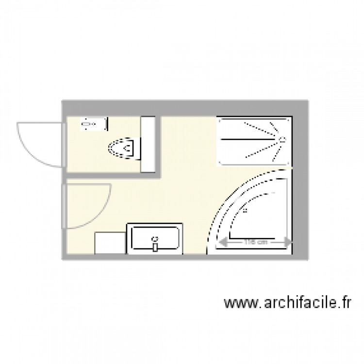 SDB. Plan de 0 pièce et 0 m2