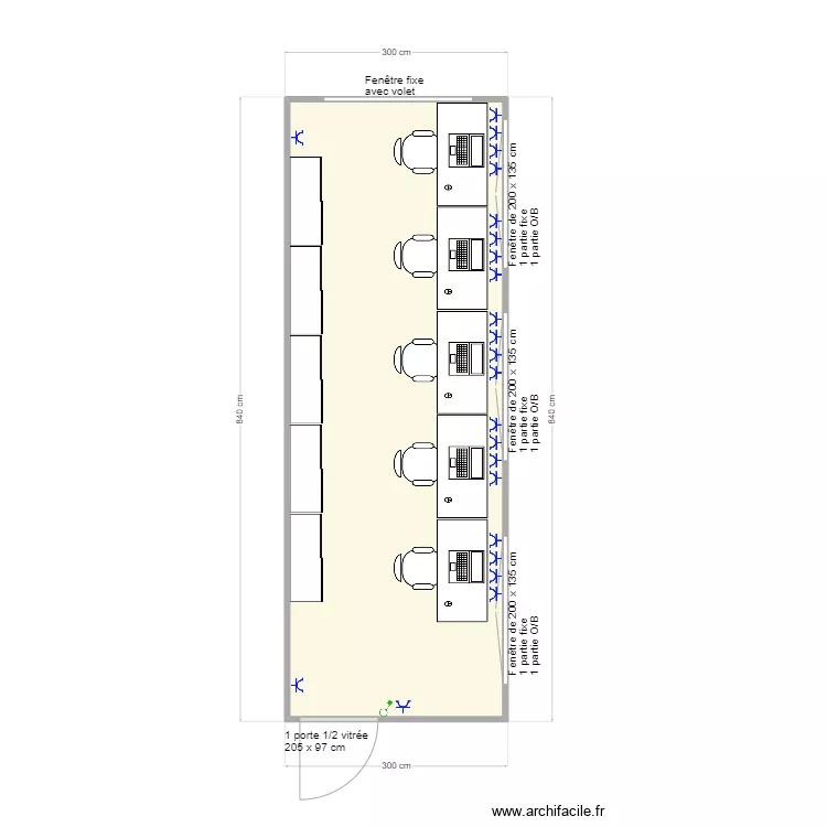 Locatelli V2. Plan de 