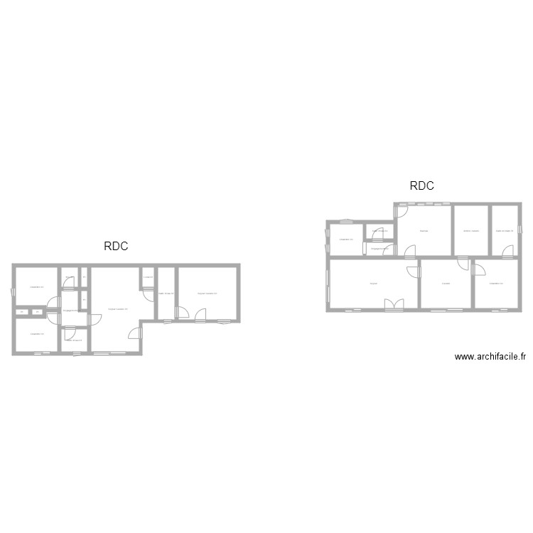 350600723. Plan de 22 pièces et 167 m2