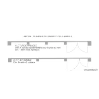CLOTURE DE FACADE - LEROUX GRAND CLOS