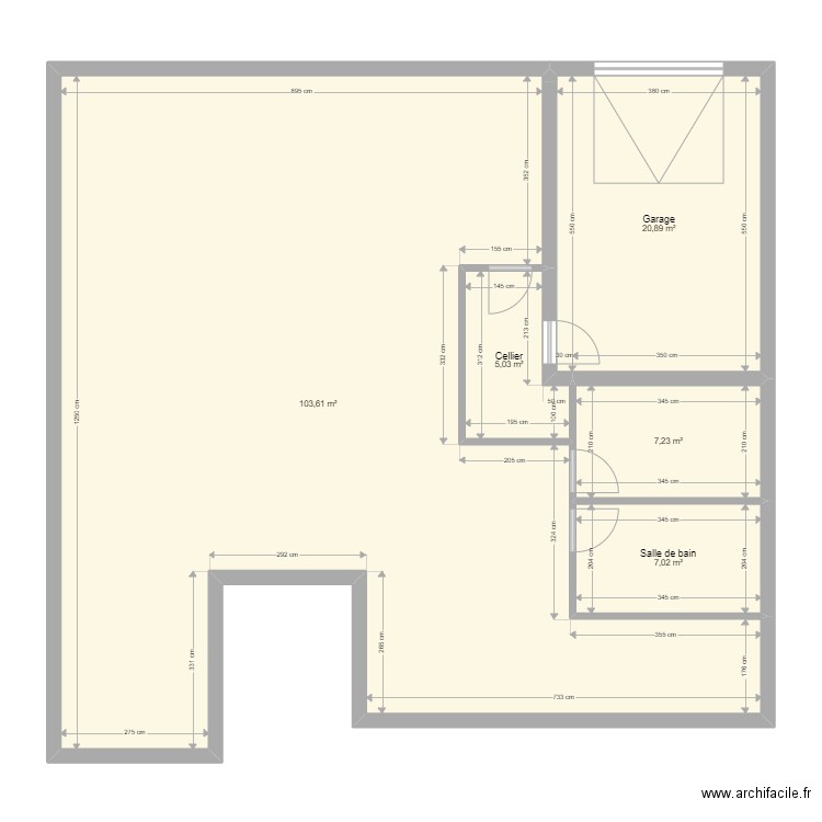 Maison U BIS. Plan de 0 pièce et 0 m2