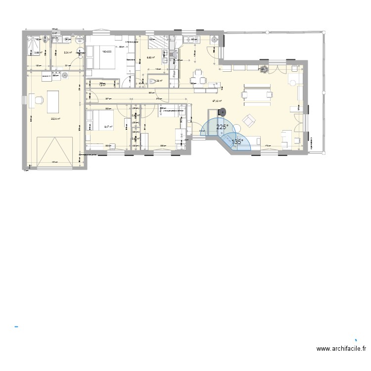 2022-07-21-SOLEMY aménagement. Plan de 11 pièces et 122 m2