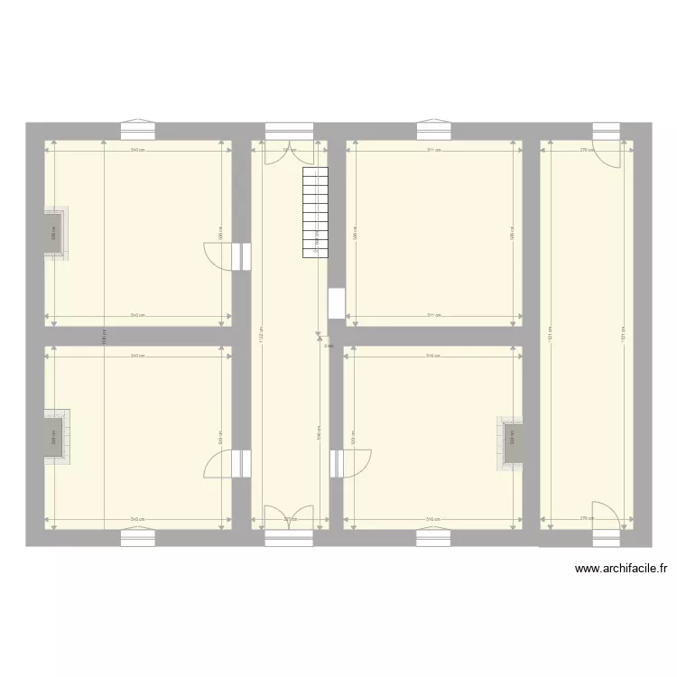 Maison Eric - Etat actuel. Plan de Maison Eric - Etat actuel. Plan de