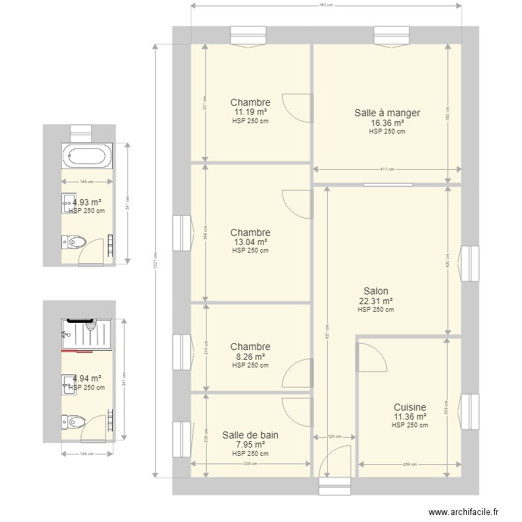 ETAIX LUCIE. Plan de 0 pièce et 0 m2