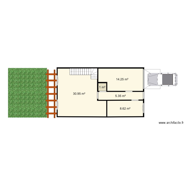 MAISON 1. Plan de 0 pièce et 0 m2