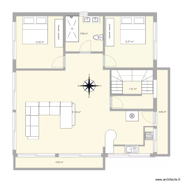 1etage. Plan de 1etage. Plan de