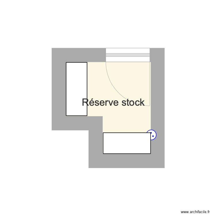 réserve stock . Plan de 0 pièce et 0 m2