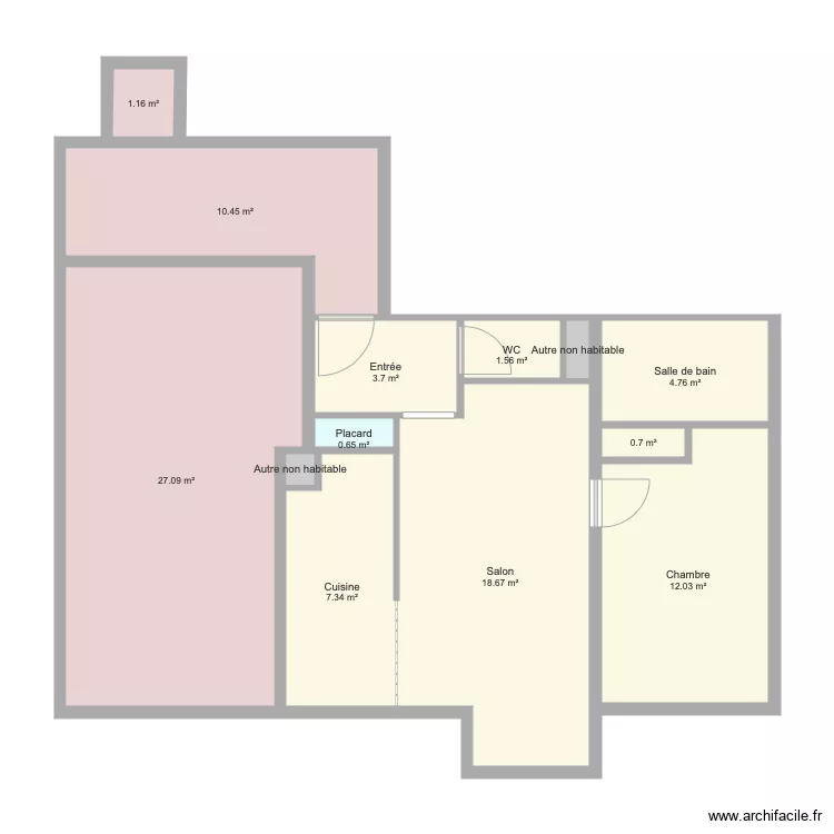 Appartement. Plan de 