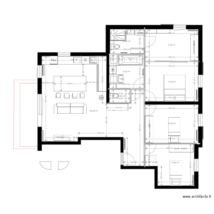 plan caro T5 au 030820. Plan de 0 pièce et 0 m2