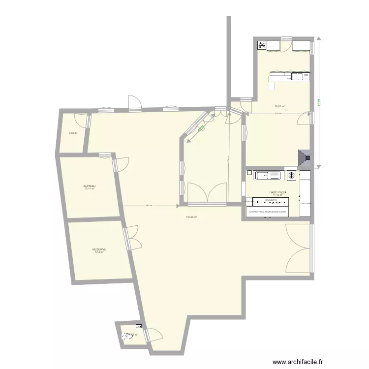 PLAN EXT COMMERCE. Plan de 