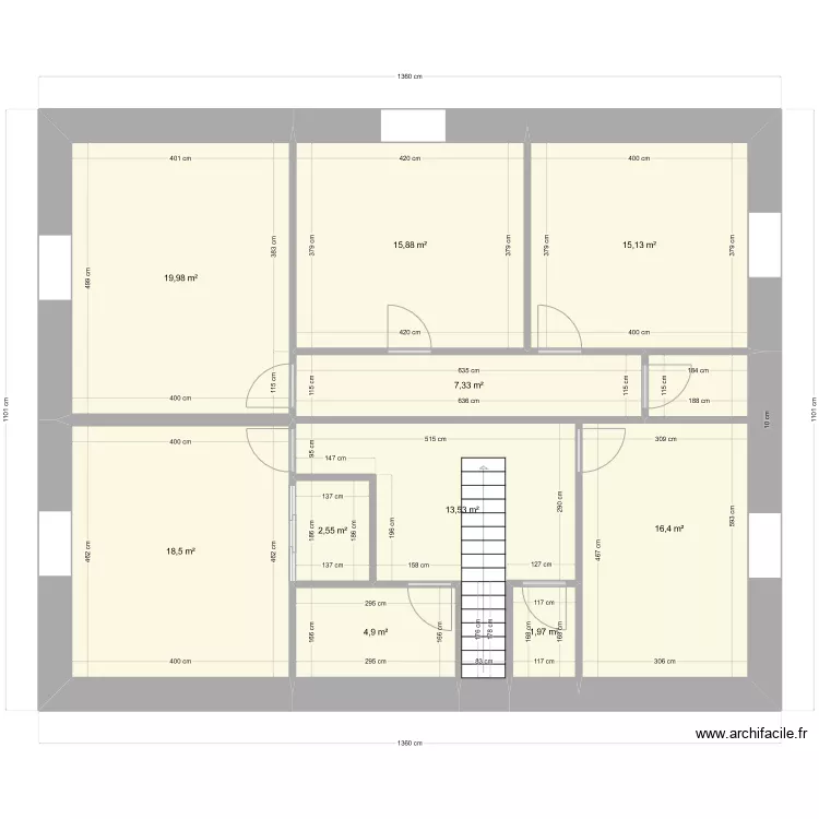 plan maison cyril etage. Plan de 
