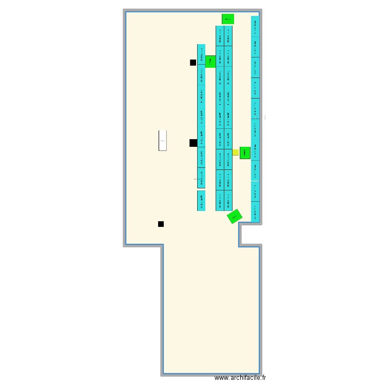 Cave HOUDA Mary. Plan de 1 pièce et 404 m2