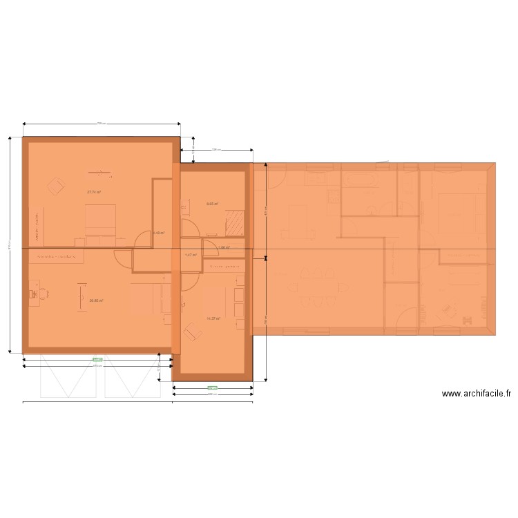 Avec toiture. Plan de 0 pièce et 0 m2