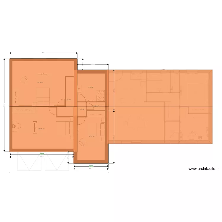 Avec toiture. Plan de 