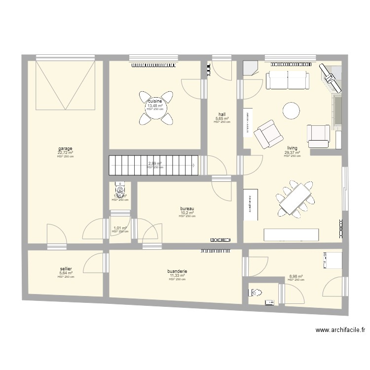 rez. Plan de 0 pièce et 0 m2