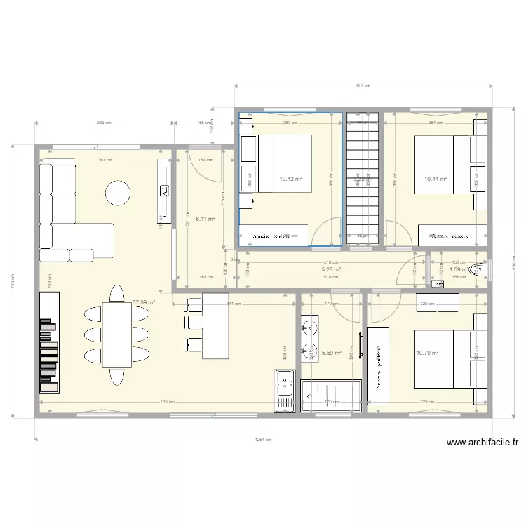SAS IMMO VIGNOBLE 33 REU DE L'ASILE 68700 Cernay. Plan de 
