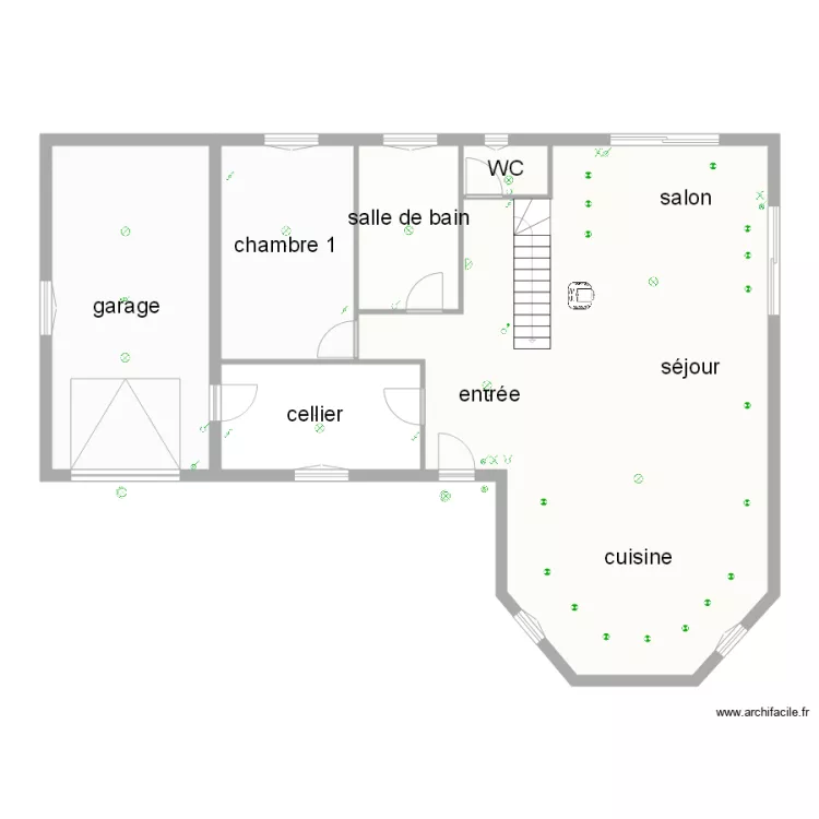samson RdC Eclairage. Plan de 
