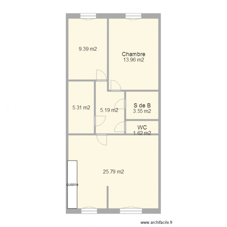 brogniez VB. Plan de 0 pièce et 0 m2