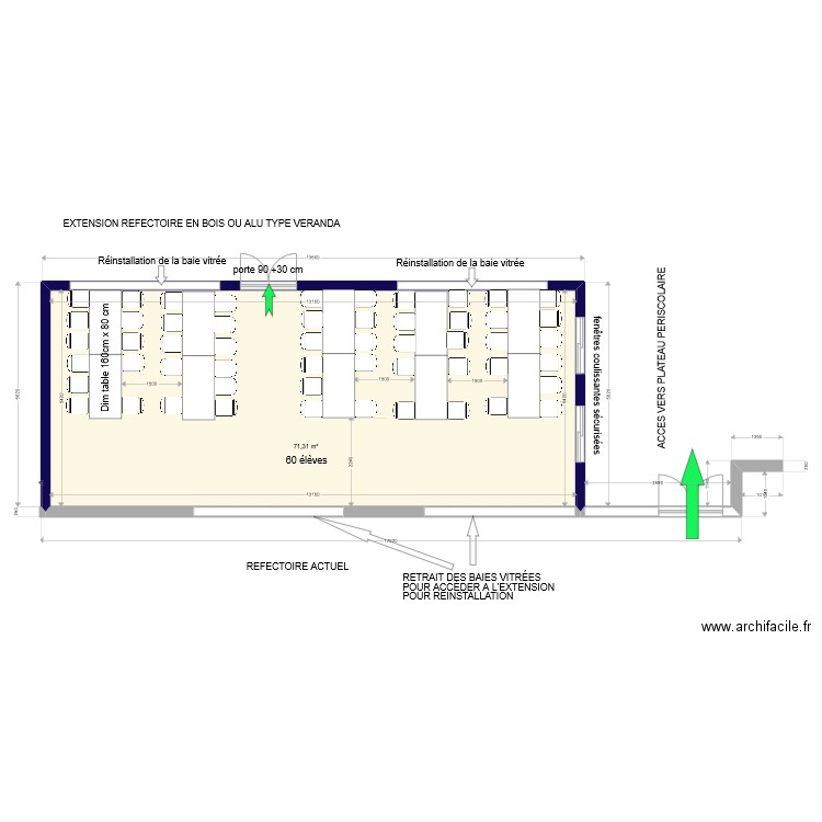 MODULE EXTENSION OFFICE 2. Plan de 0 pièce et 0 m2