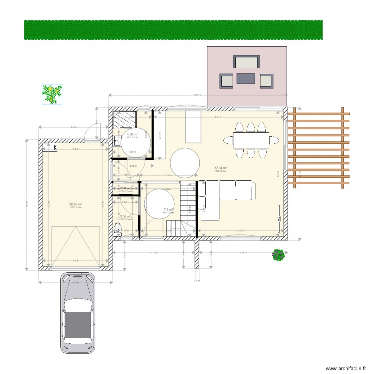 PROJET SCHERWILLER rdc avec acces PMR. Plan de 0 pièce et 0 m2