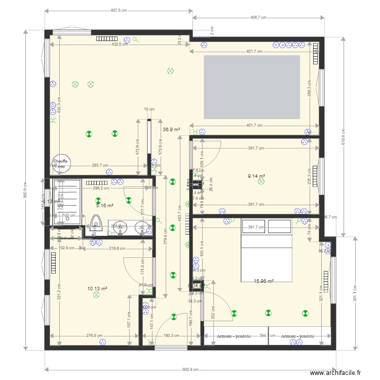 INTXAURRONDO BAJO FAMILY HOUSE V ELECTRICITE . Plan de 0 pièce et 0 m2