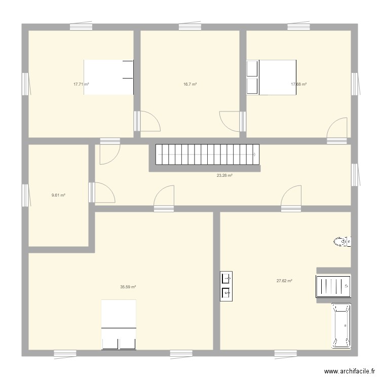 np1 etage. Plan de 0 pièce et 0 m2