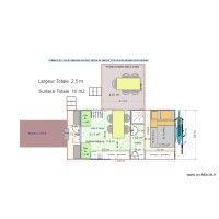Roulotte 550 cm 4 places B