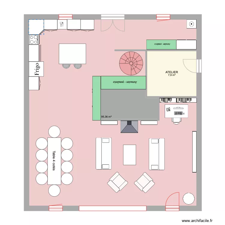 CHALET 1. Plan de 