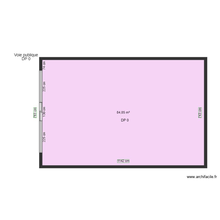 MAISON ROMAN AVANT TRAVAUX. Plan de 0 pièce et 0 m2