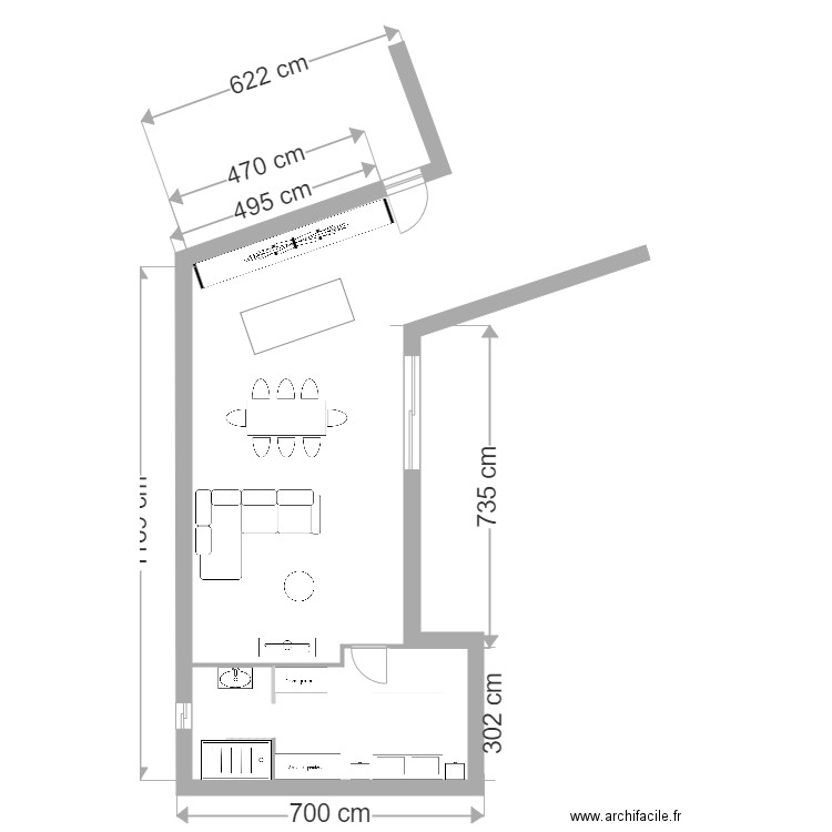 plan guillaume chambre 1 C sans cote. Plan de 0 pièce et 0 m2