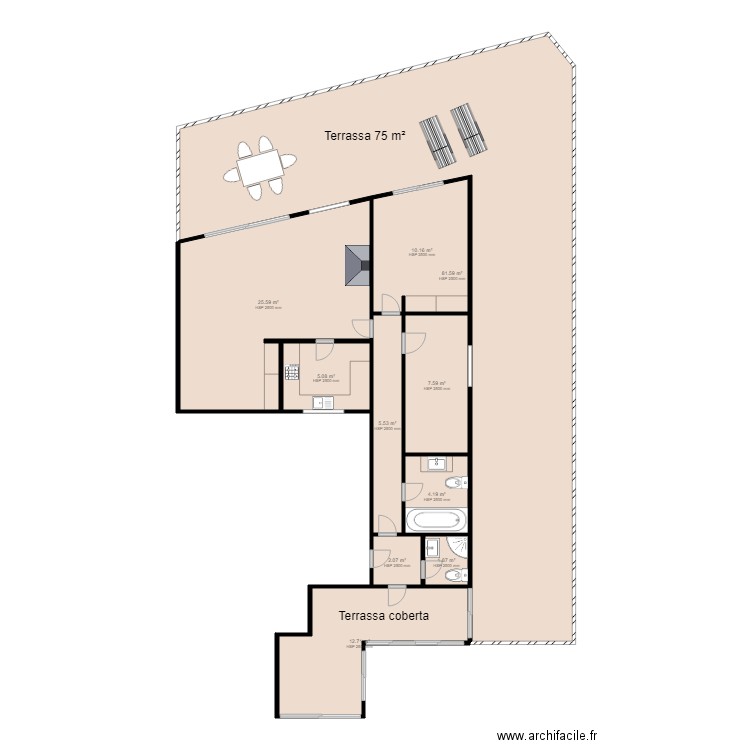 AticGustavo. Plan de 0 pièce et 0 m2