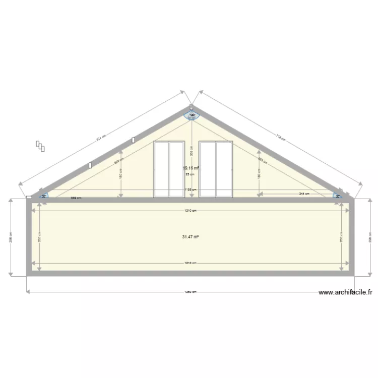 matt facade est 0 agglos. Plan de 