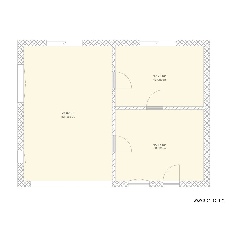 RDC EXISTANT MERVANS. Plan de 0 pièce et 0 m2