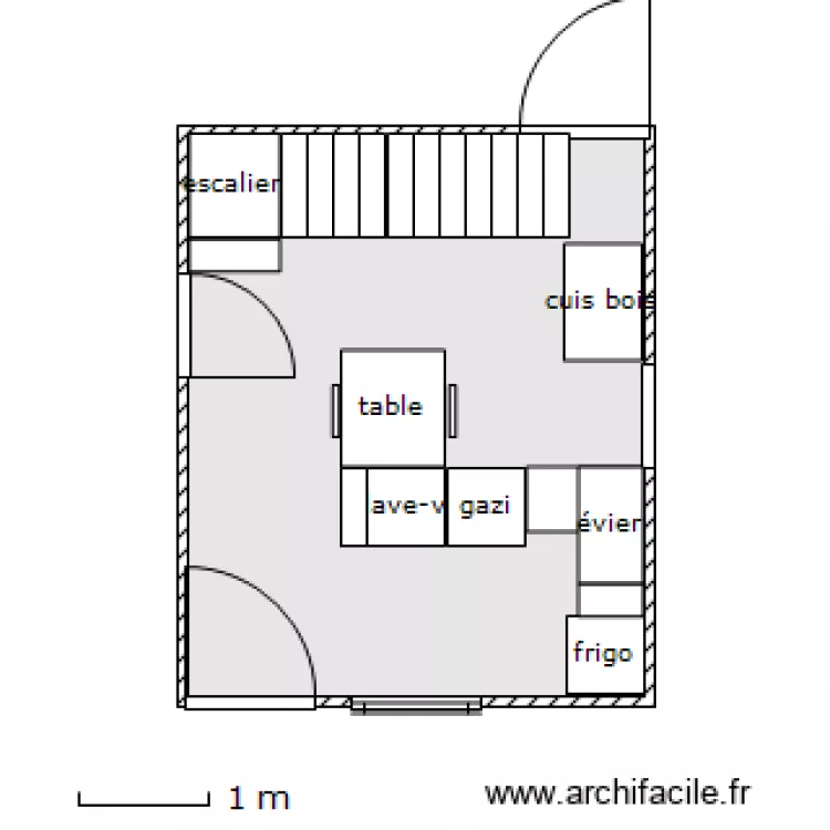 CUISINE 2. Plan de 
