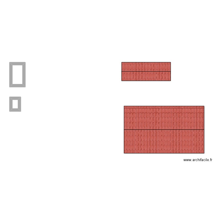 DUDIT TERRAIN. Plan de 4 pièces et 33 m2