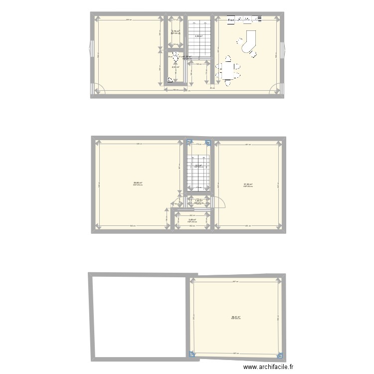 MAISON AIGLEMONT. Plan de 10 pièces et 193 m2