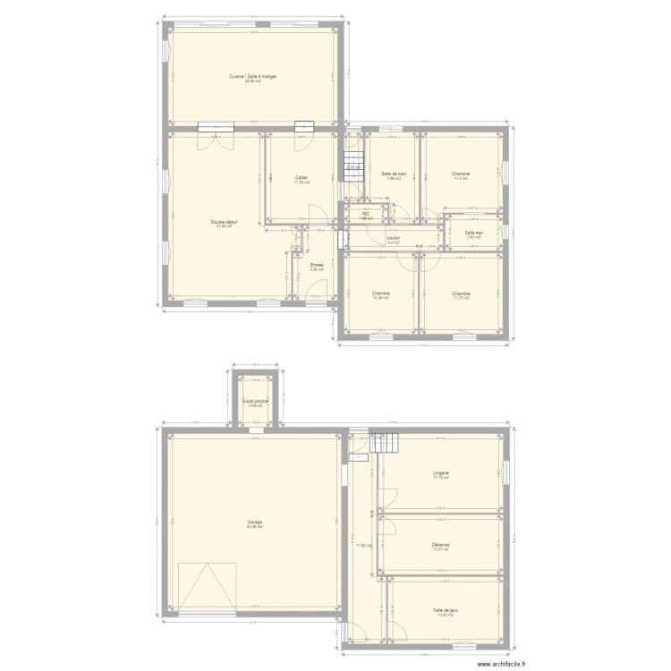 Le Pian. Plan de 0 pièce et 0 m2