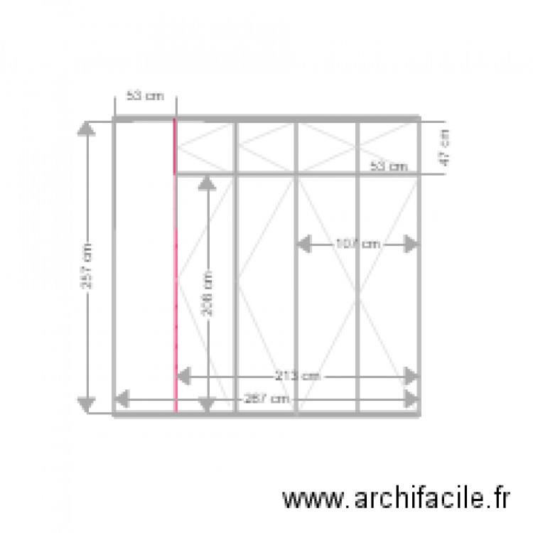 placard chambre niogret exterieur 16 janvier. Plan de 0 pièce et 0 m2