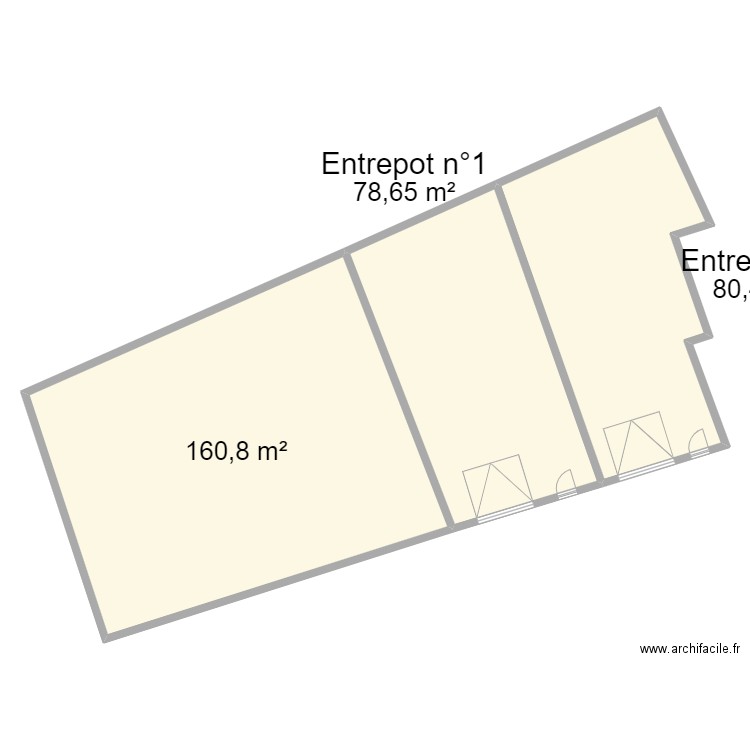 Entrepot saint andré. Plan de 0 pièce et 0 m2