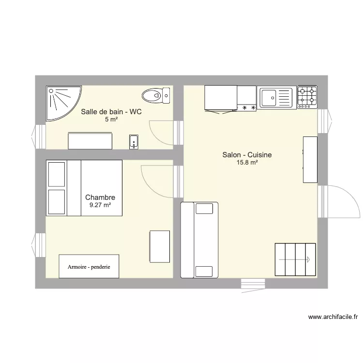 1er &eacute;tage. Plan de 