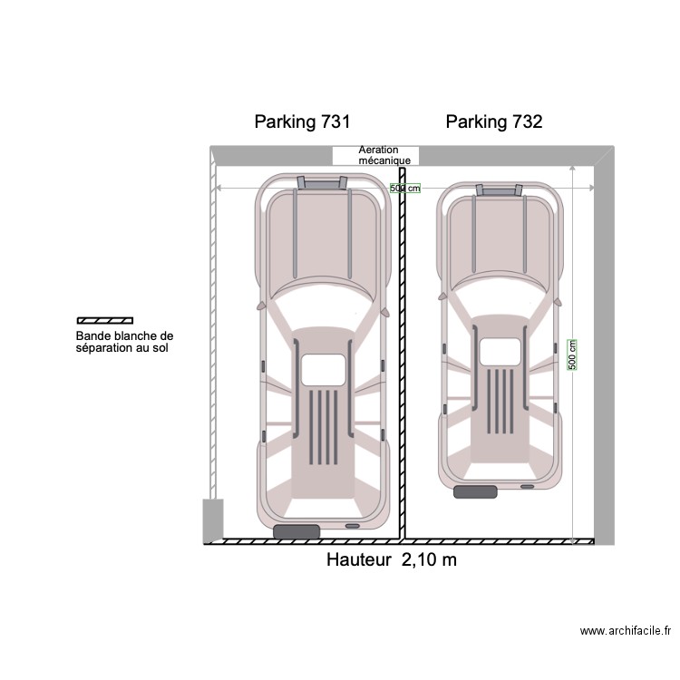 Parking Jardin de Thérèse. Plan de 0 pièce et 0 m2