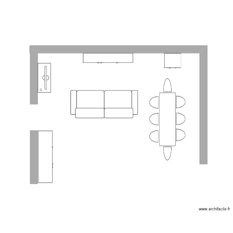 mon sejour. Plan de 0 pièce et 0 m2