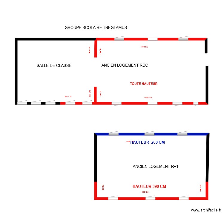 MAIRIE DE TREGLAMUS 2. Plan de 0 pièce et 0 m2