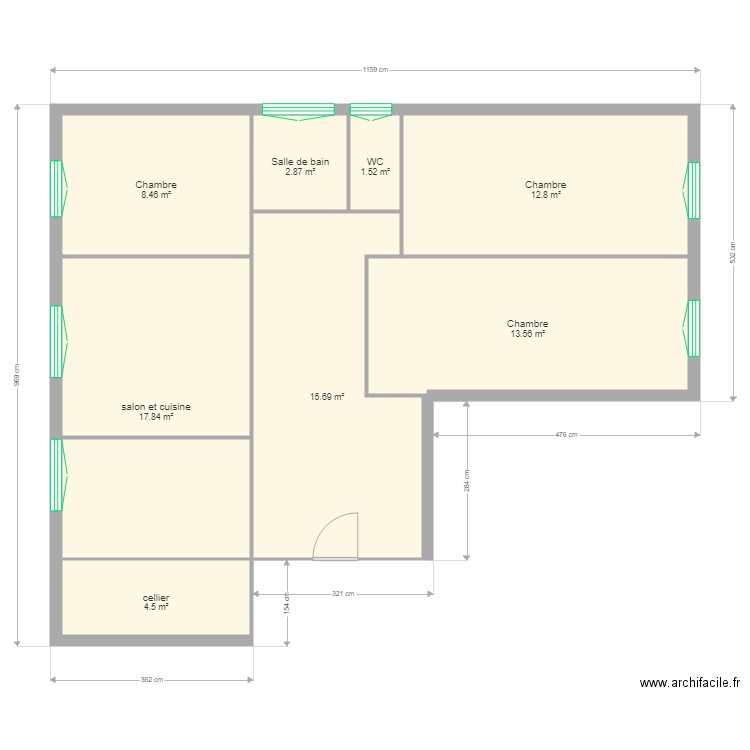 plan agounine. Plan de 0 pièce et 0 m2